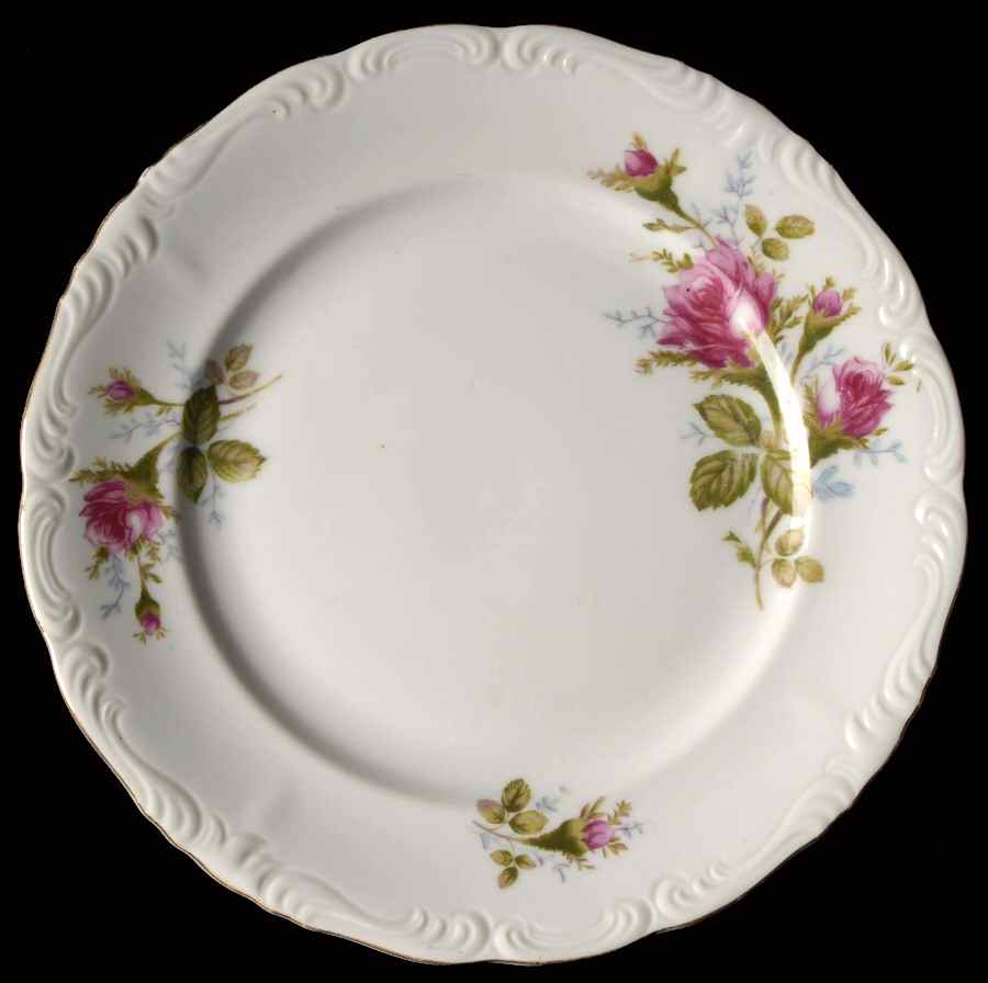 Moss Rose Salad Plate by Ucagco-1