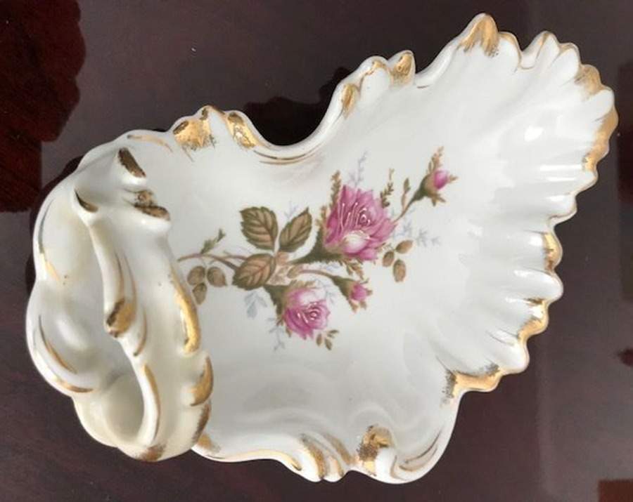 Old Rose Open Candy Dish by Ucagco-1