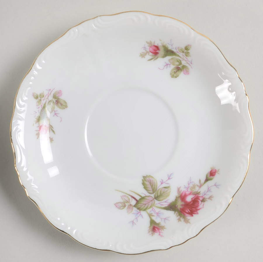 Old Rose Saucer for Footed Cup by Ucagco-1