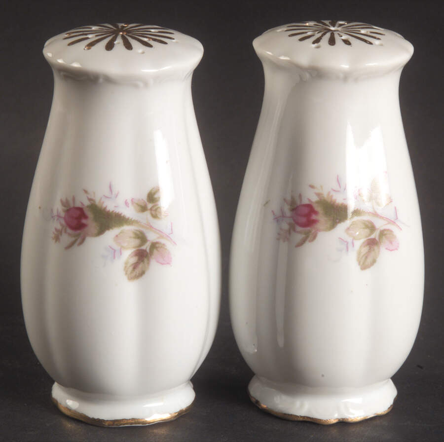 Old Rose Salt & Pepper Set by Ucagco-1