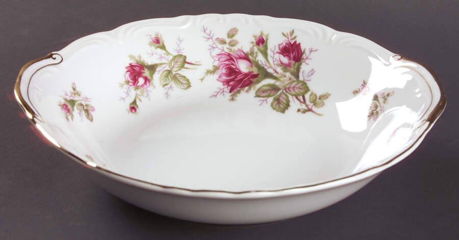 Old Rose 9" Round Vegetable Bowl by Ucagco-1
