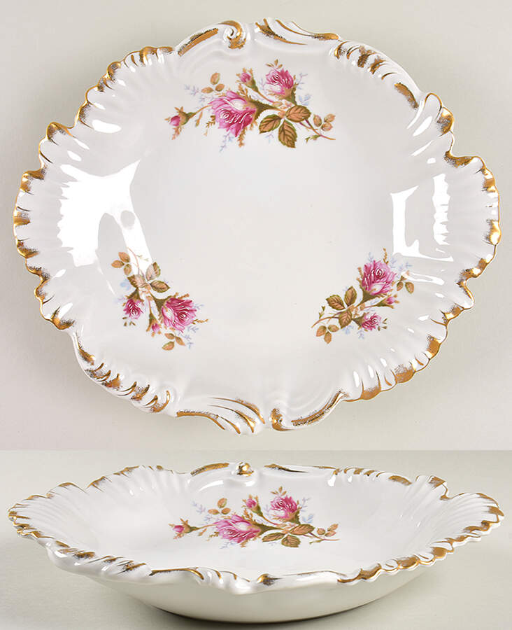 Old Rose 11" Oval Vegetable Bowl by Ucagco-1