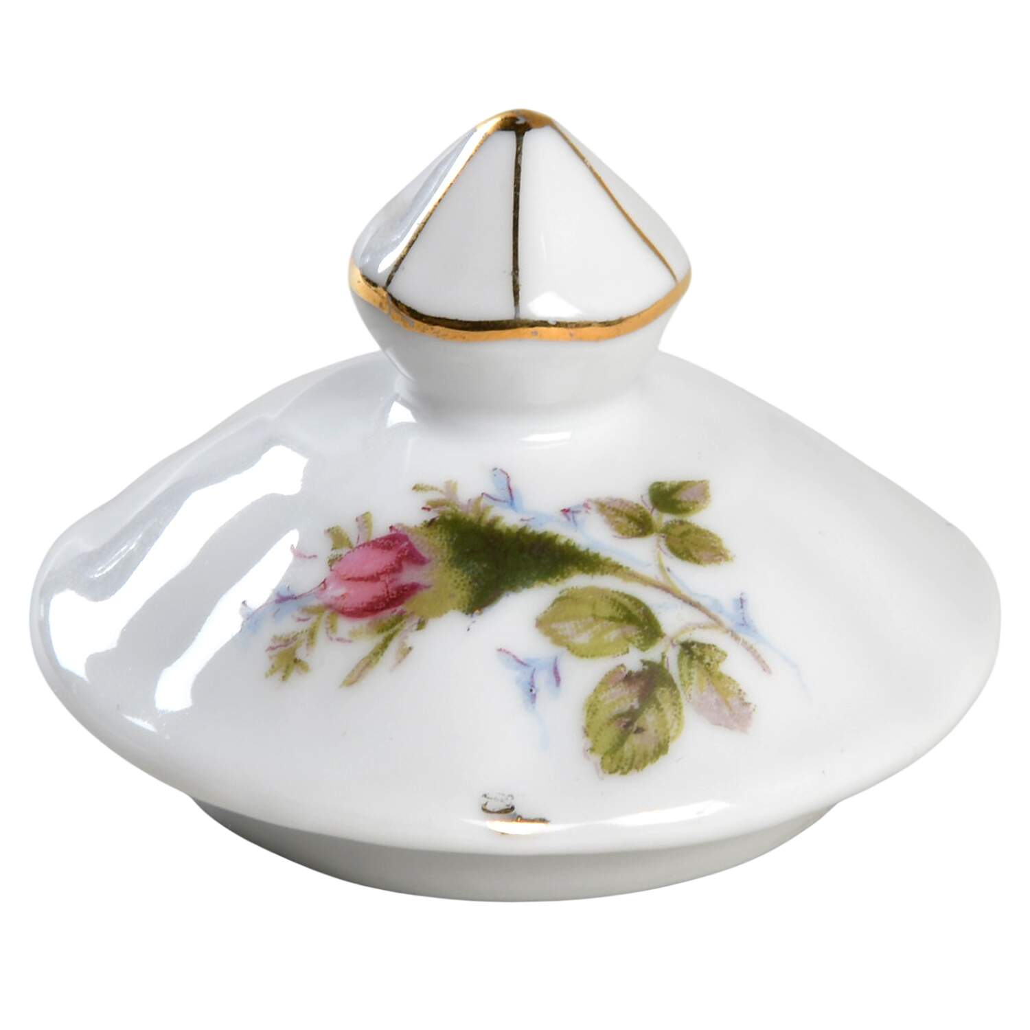 Old Rose Lid for Mini Sugar Bowl by Ucagco-1