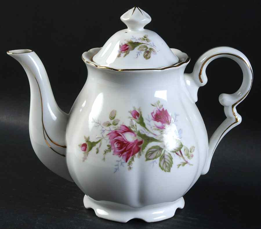 Old Rose Teapot & Lid by Ucagco-1