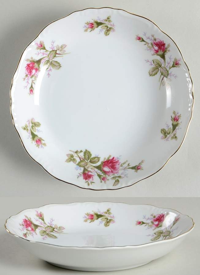 Old Rose Coupe Soup Bowl by Ucagco-1
