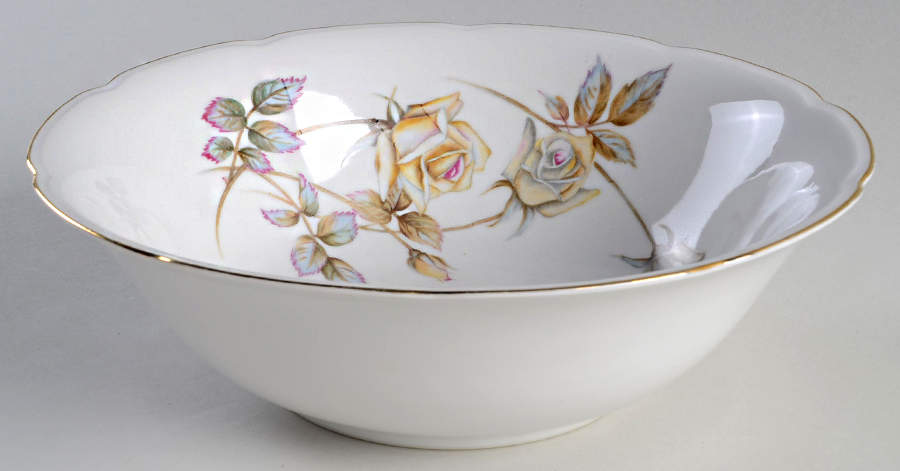 Oxford Rose 9" Round Vegetable Bowl by Ucagco-1