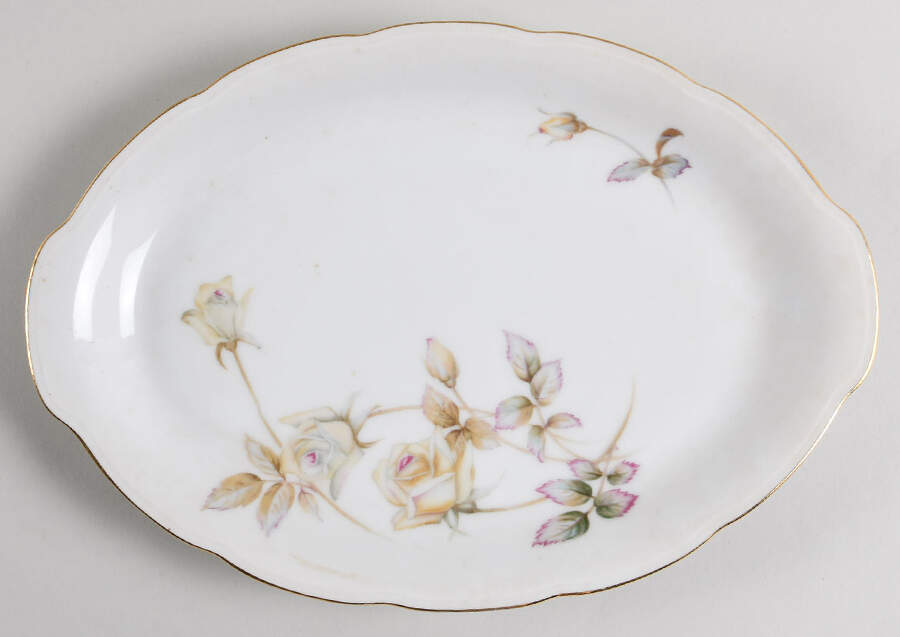 Oxford Rose 12" Oval Serving Platter by Ucagco-1