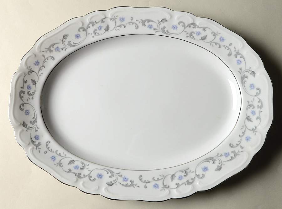 Regency 14" Oval Serving Platter by Ucagco-1