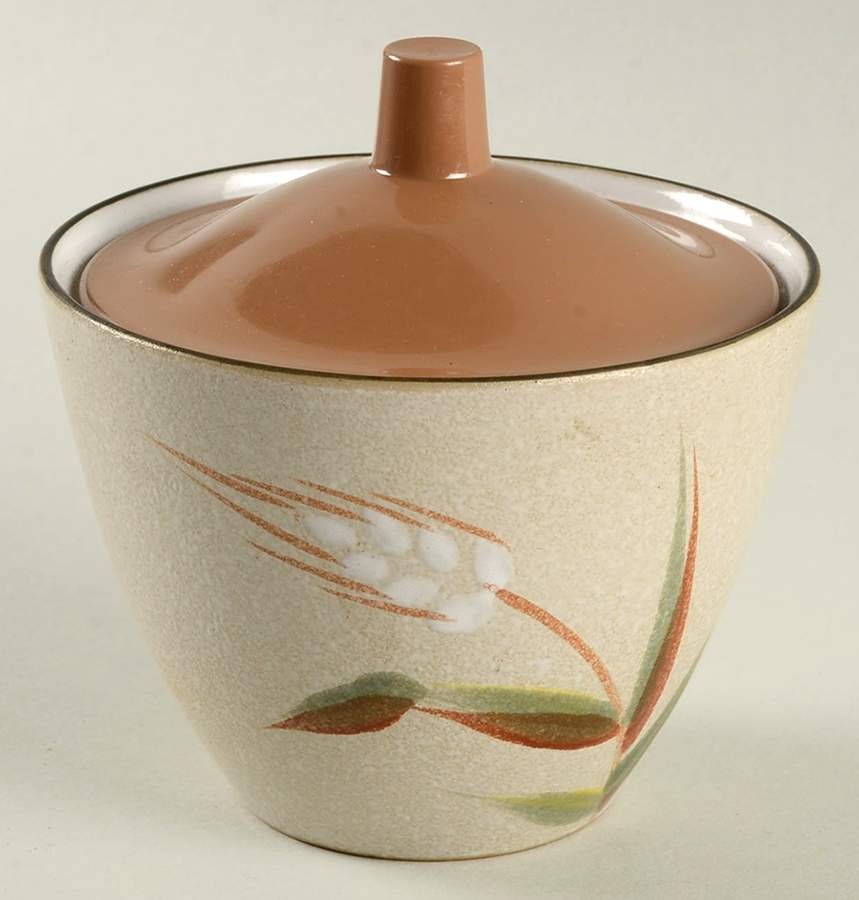Wild Rice Sugar Bowl & Lid by Ucagco-1