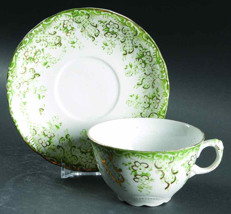 Florence Flat Cup & Saucer Set by Upper Hanley-1