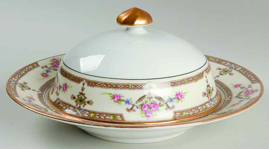 Lafayette Round Covered Butter by Union Ceramique-1