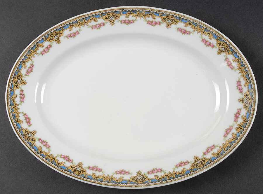 Lyons 11" Oval Serving Platter by Union Ceramique-1