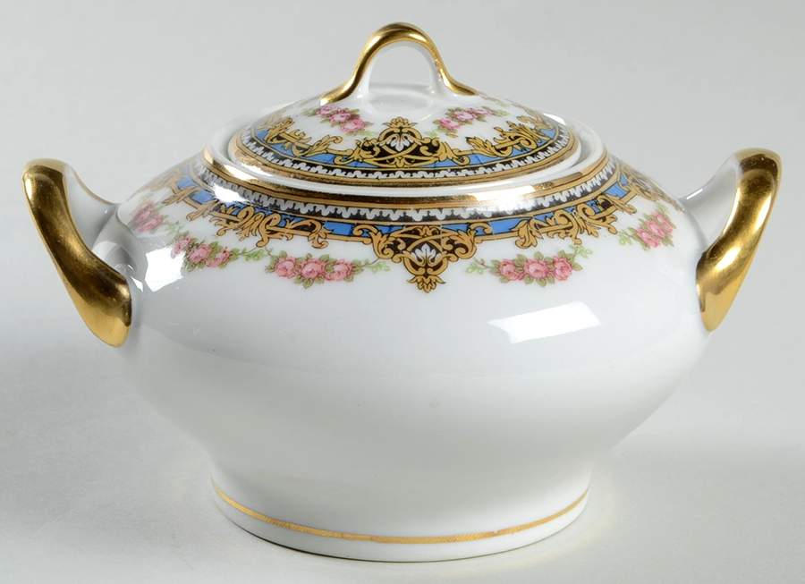 Lyons Sugar Bowl & Lid by Union Ceramique-1