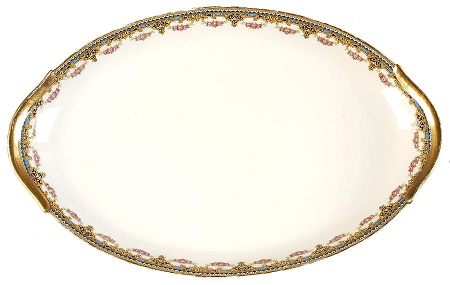 Lyons 16" Oval Serving Platter by Union Ceramique-1