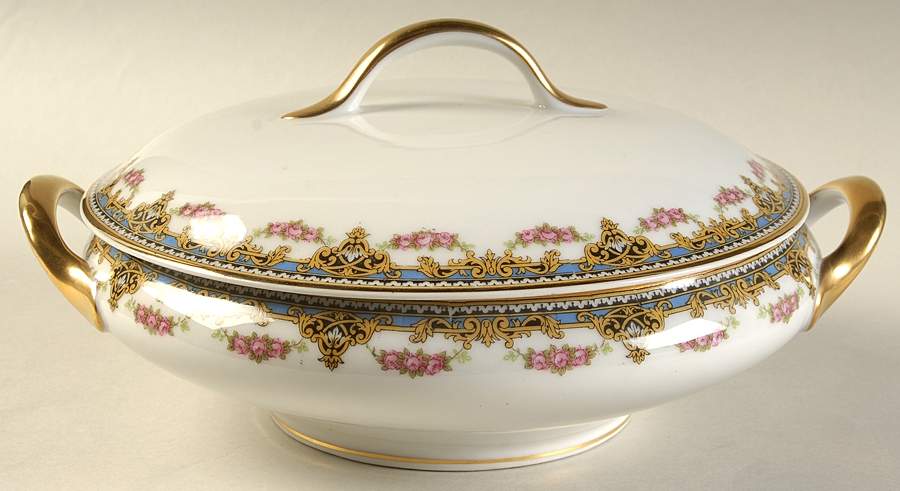 Lyons Round Covered Vegetable by Union Ceramique-1
