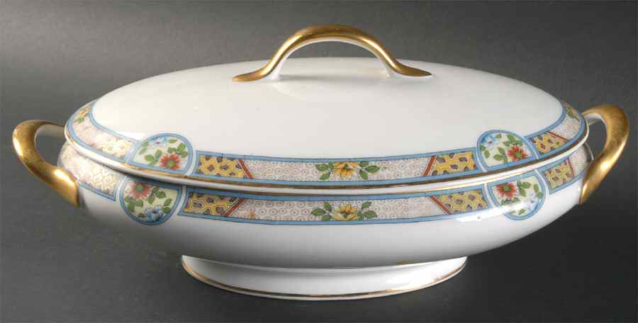 Lyons Oval Covered Vegetable by Union Ceramique-1