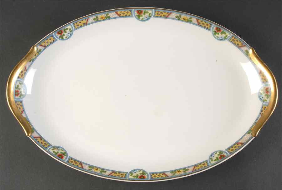 Lyons 16" Oval Serving Platter by Union Ceramique-1