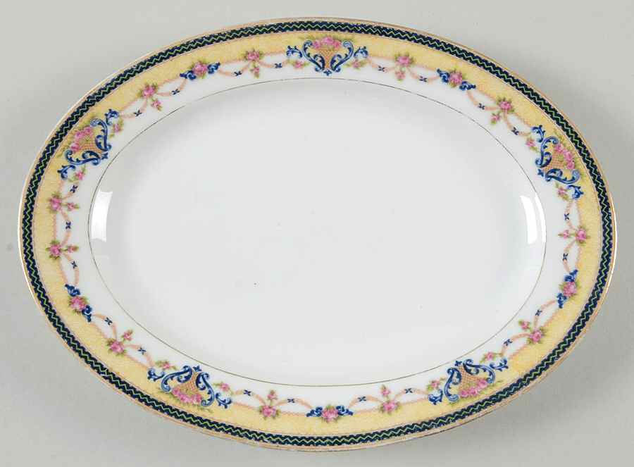 Orleans 11" Oval Serving Platter by Union Ceramique-1