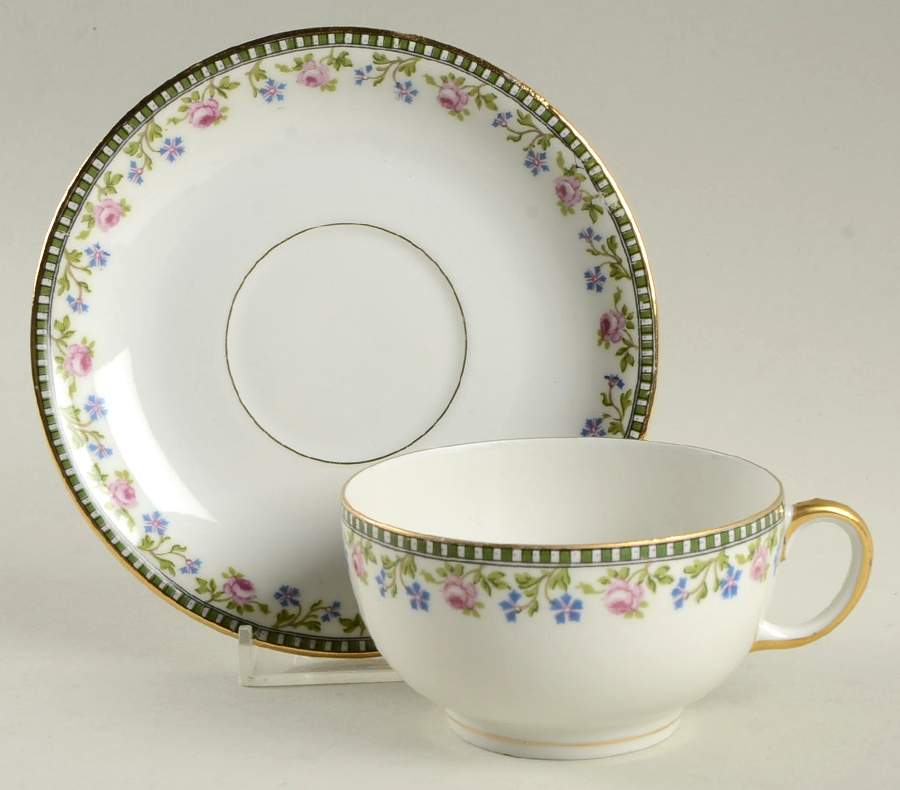 UNC27 Flat Cup & Saucer Set by Union Ceramique-1