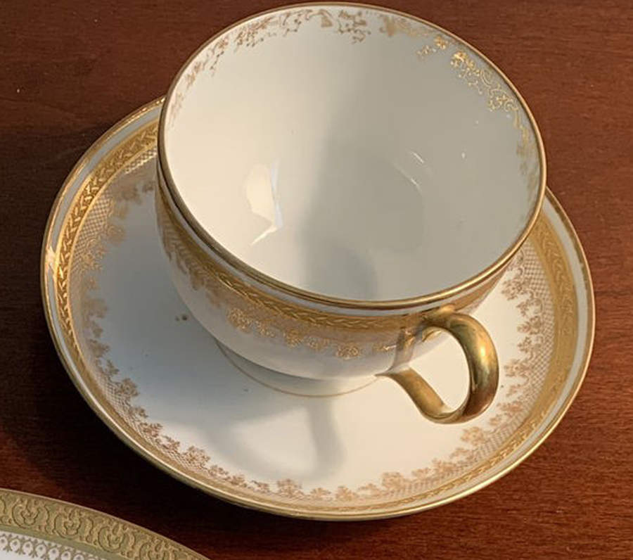 UNC3 Footed Cup & Saucer Set by Union Ceramique-1