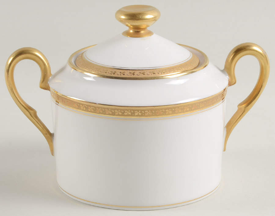 Chaurette Sugar Bowl & Lid by Union Ceramique-1