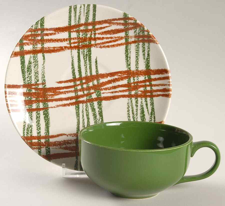 Annie Laurie Flat Cup & Saucer Set by Universal-1