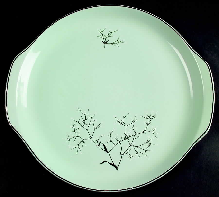 Baby's Breath Handled Chop Plate (Round Platter) by Universal-1