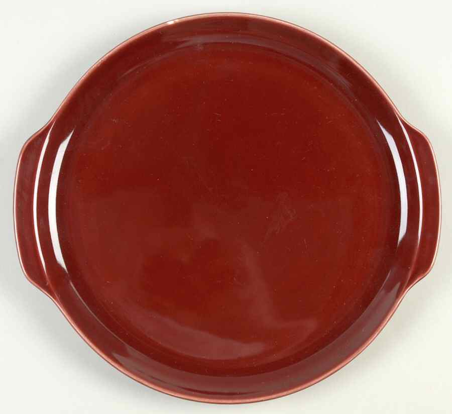 Ballerina Burgundy Handled Cake Plate by Universal-1