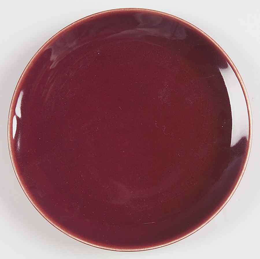 Ballerina Burgundy Bread & Butter Plate by Universal-1