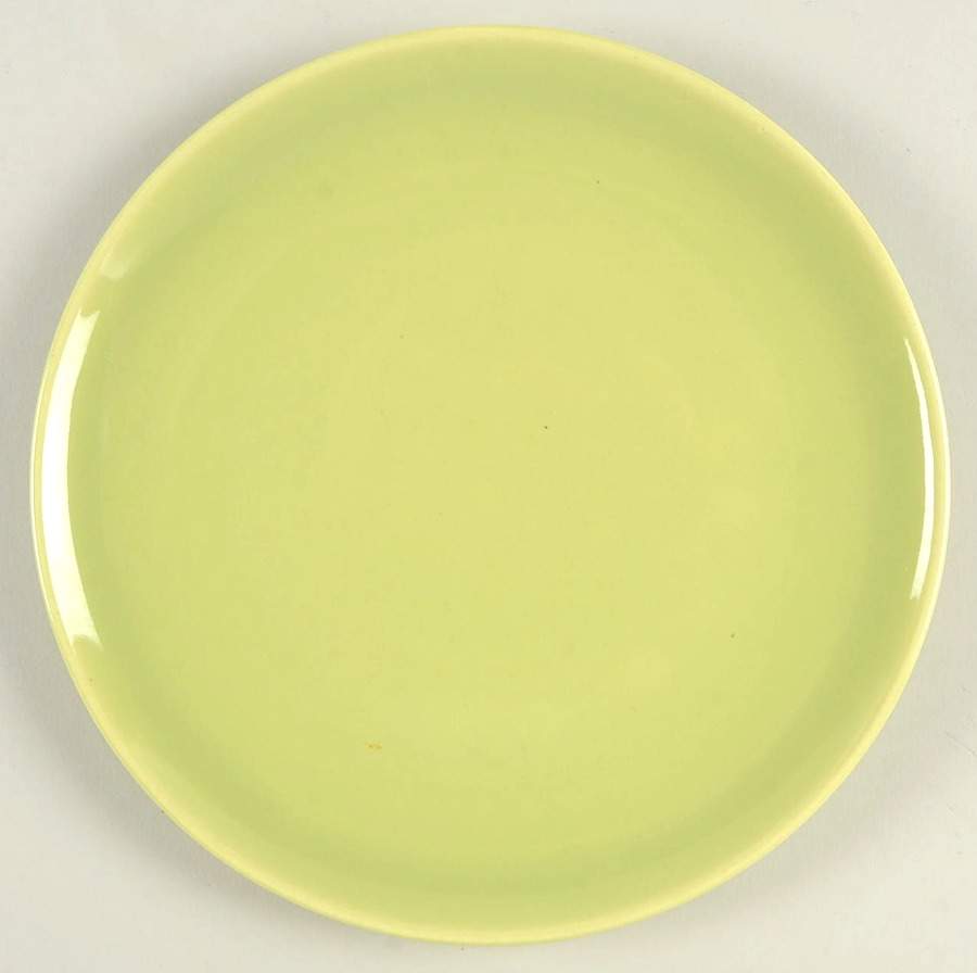 Ballerina Chartreuse Salad Plate by Universal-1