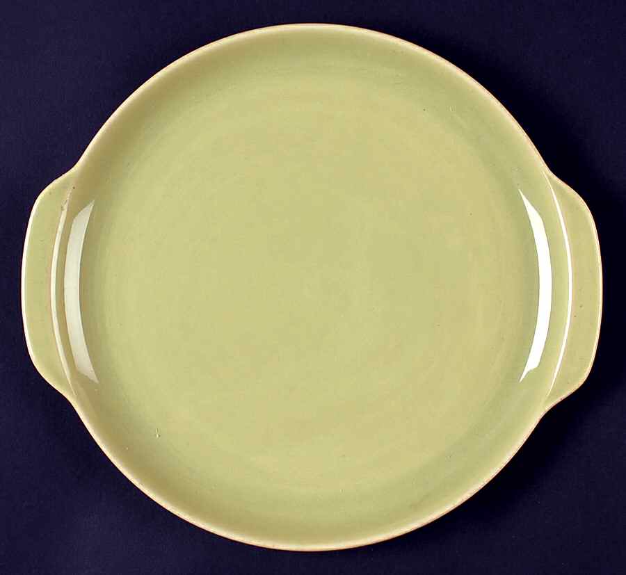 Ballerina Chartreuse Handled Cake Plate by Universal-1