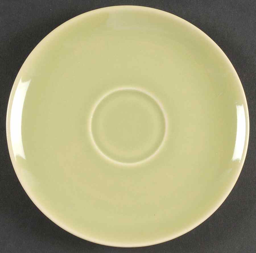 Ballerina Chartreuse Saucer by Universal-1