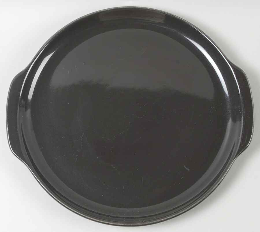 Ballerina Dark Gray Handled Cake Plate by Universal-1