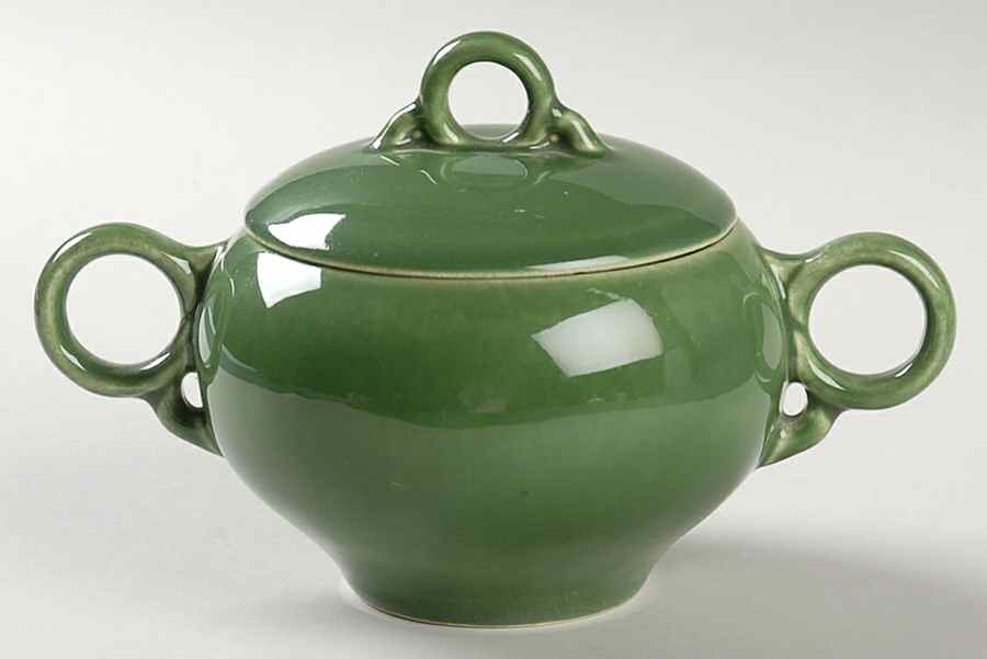 Ballerina Forest Green Sugar Bowl & Lid by Universal-1