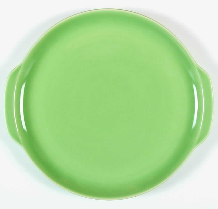 Ballerina Jade Green Handled Cake Plate by Universal-1