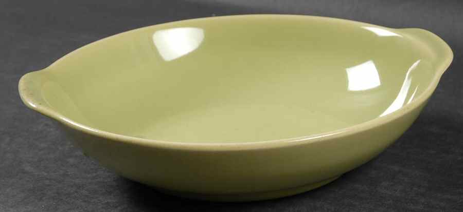 Ballerina Jade Green Lugged Soup Bowl by Universal-1