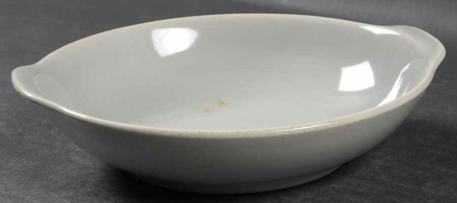 Ballerina Dove Gray Lugged Soup Bowl by Universal-1