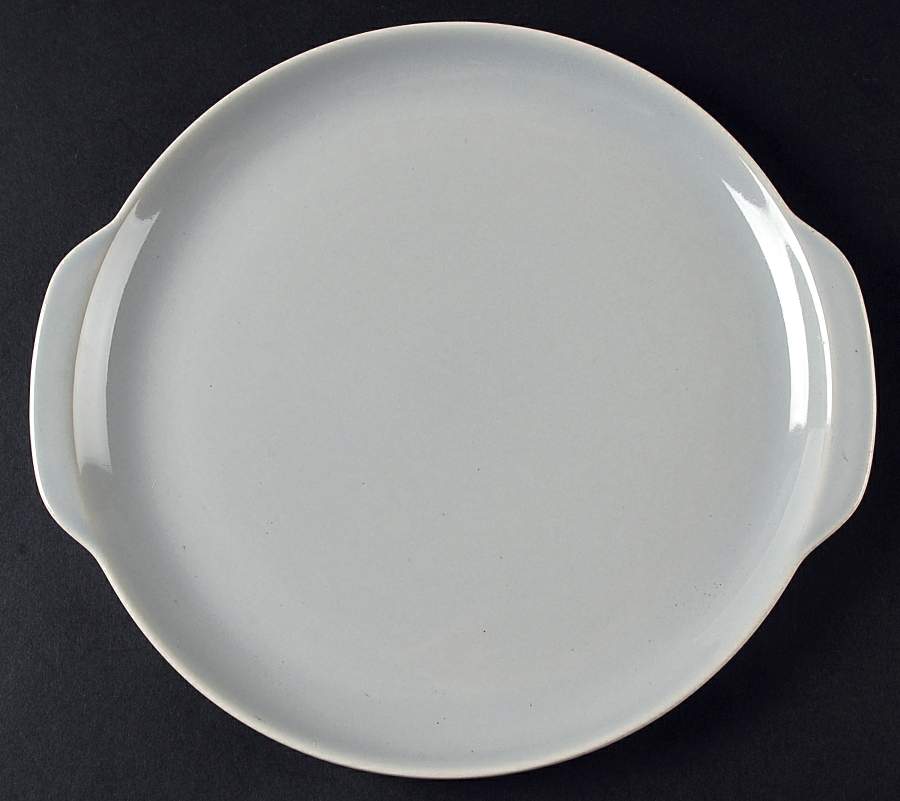 Ballerina Dove Gray Handled Cake Plate by Universal-1