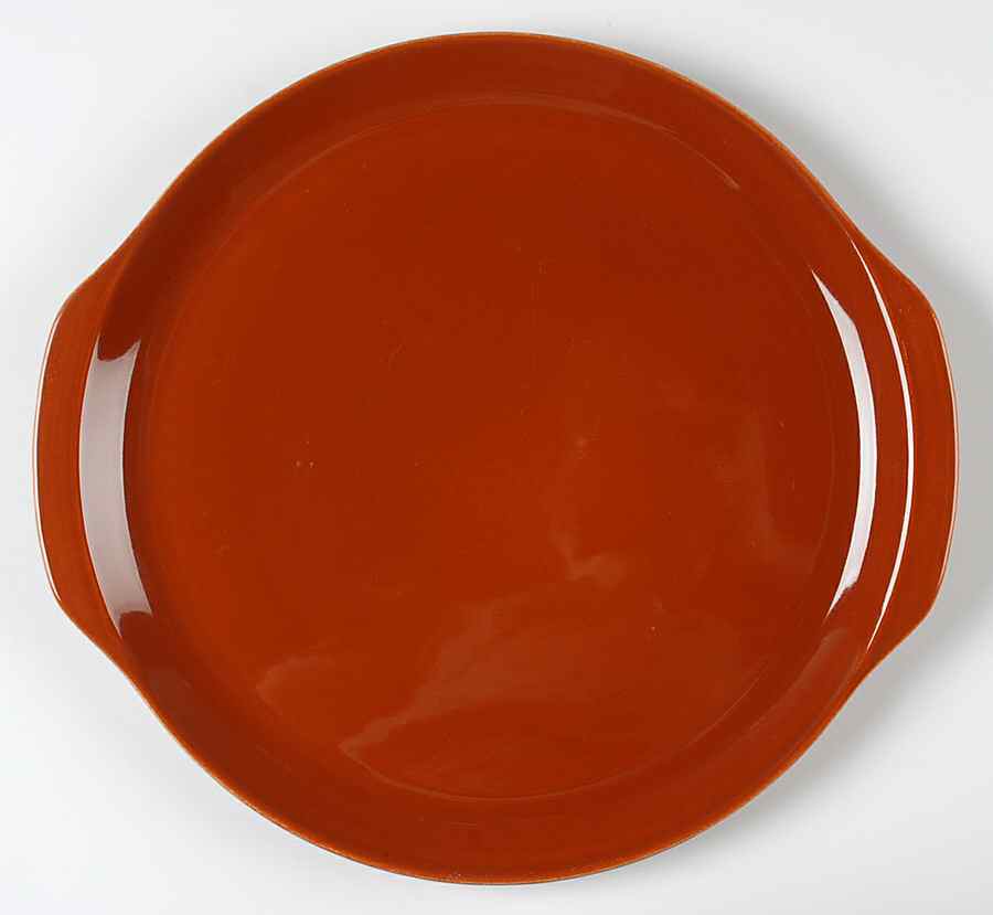 Ballerina Sierra Rust Handled Chop Plate (Round Platter) by Universal-1