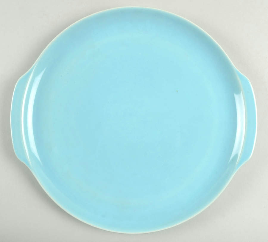 Ballerina Turquoise Handled Cake Plate by Universal-1