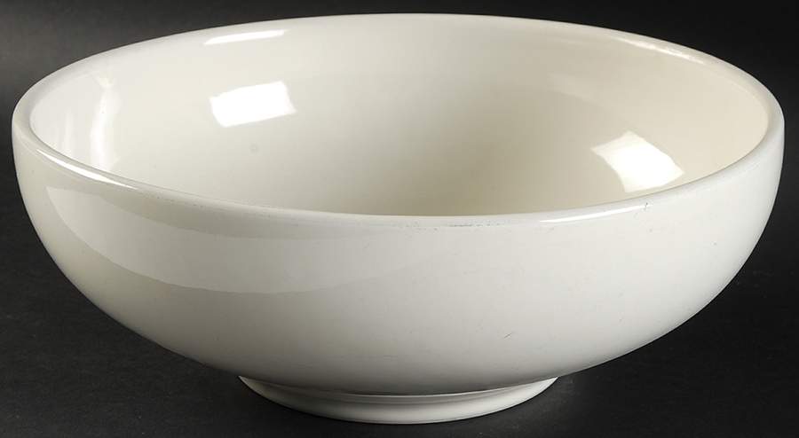 Ballerina White 9" Round Vegetable Bowl by Universal-1