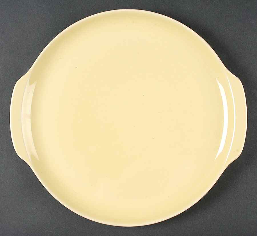 Ballerina Jonquil Yellow Handled Cake Plate by Universal-1