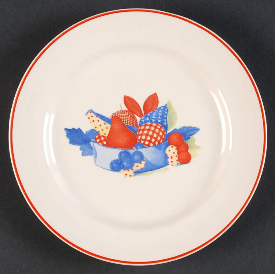 Calico Fruit Bread & Butter Plate by Universal-1