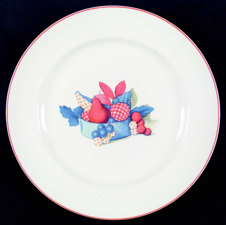 Calico Fruit Dinner Plate by Universal-1