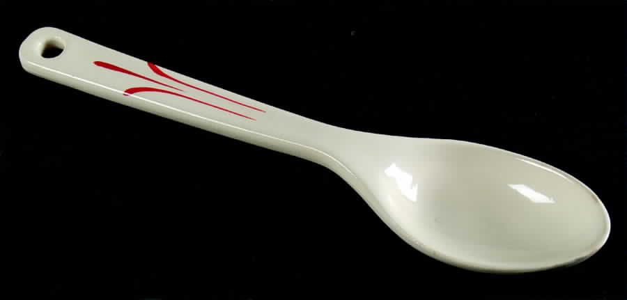 Calico Fruit Salad Serving Spoon, Solid Piece by Universal-1
