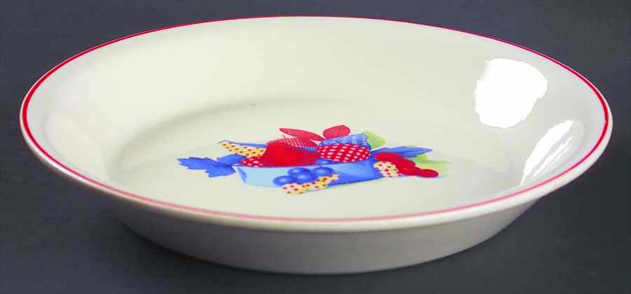 Calico Fruit Pie Serving Plate by Universal-1