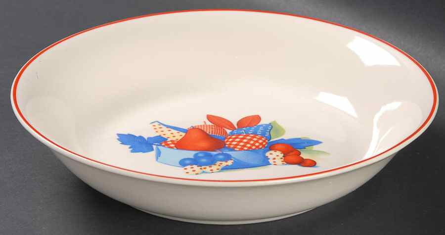 Calico Fruit Coupe Soup Bowl by Universal-1