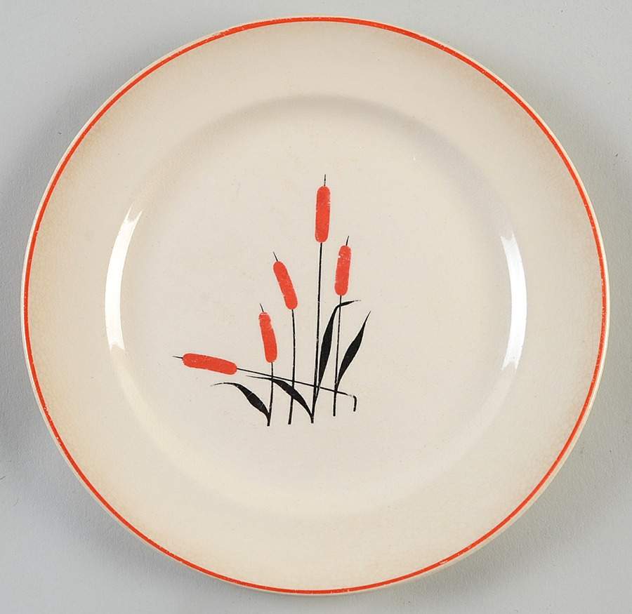 Cattail (Camwood) Salad Plate by Universal-1