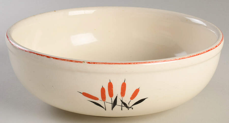 Cattail (Camwood) 9" Round Vegetable Bowl by Universal-1
