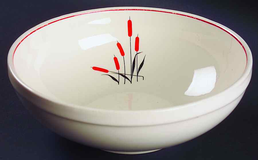 Cattail (Camwood) 9" Round Vegetable Bowl by Universal-1